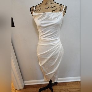 Sexy white dress with built-in slip - SAME DAY SHIP - ORDER BY 4PM PST